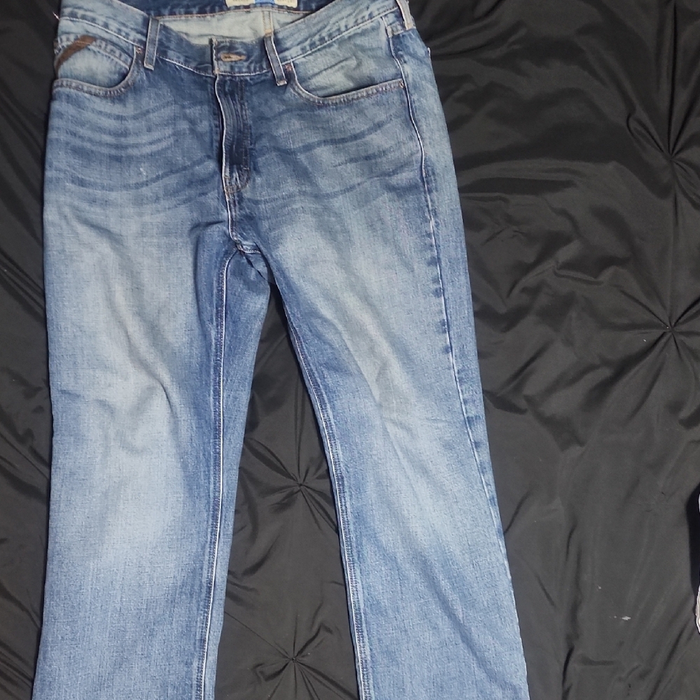 Ariat Men's Relaxed Fit Blue Jeans - Picture 4 of 4